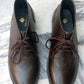 Coclate brown ankle shoes sku 7274