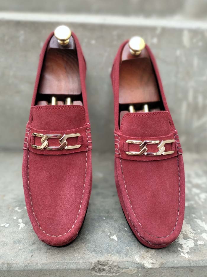 Leather Driving Moc Shoes-Sku 033