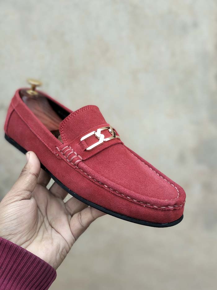 Leather Driving Moc Shoes-Sku 033