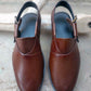 Brown millad leather Peshawari Chappal _sku 78