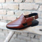 Brown millad leather Peshawari Chappal _sku 78