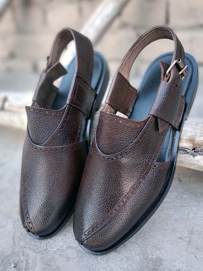 Brown Peshawari Chappal _sku 960