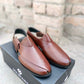 Brown millad leather Peshawari Chappal _sku 78