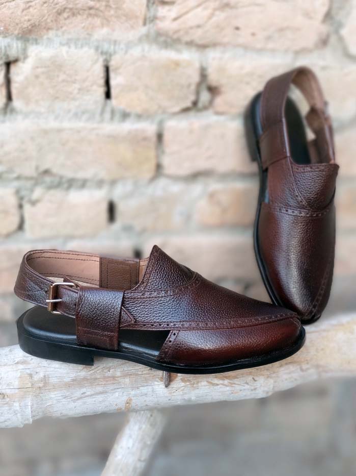 Brown Peshawari Chappal _sku 960