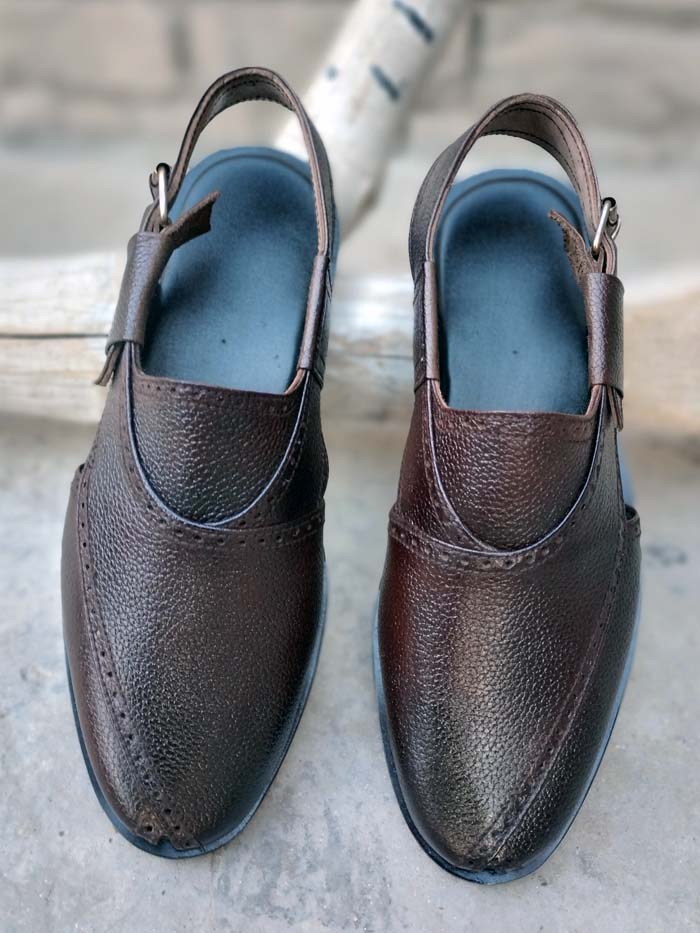 Brown Peshawari Chappal _sku 960