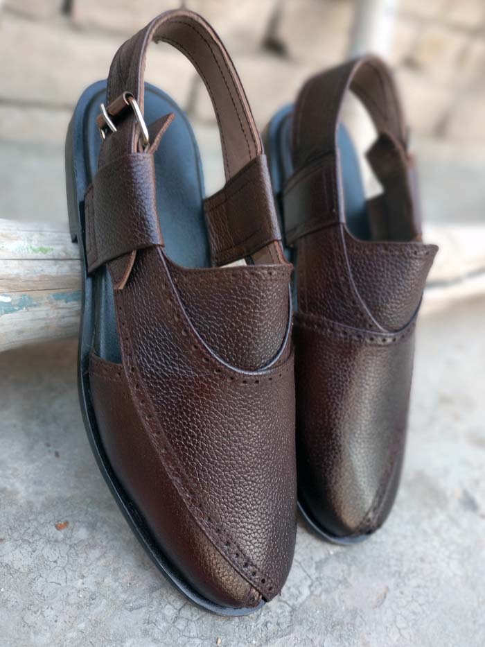 Brown Peshawari Chappal _sku 960