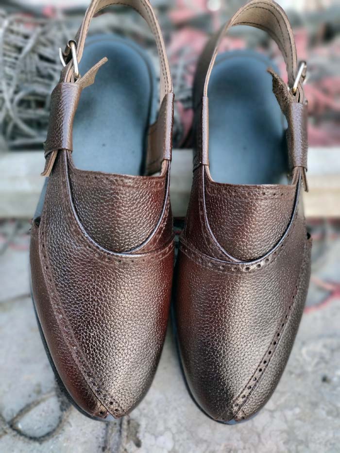 Brown Peshawari Chappal _sku 960