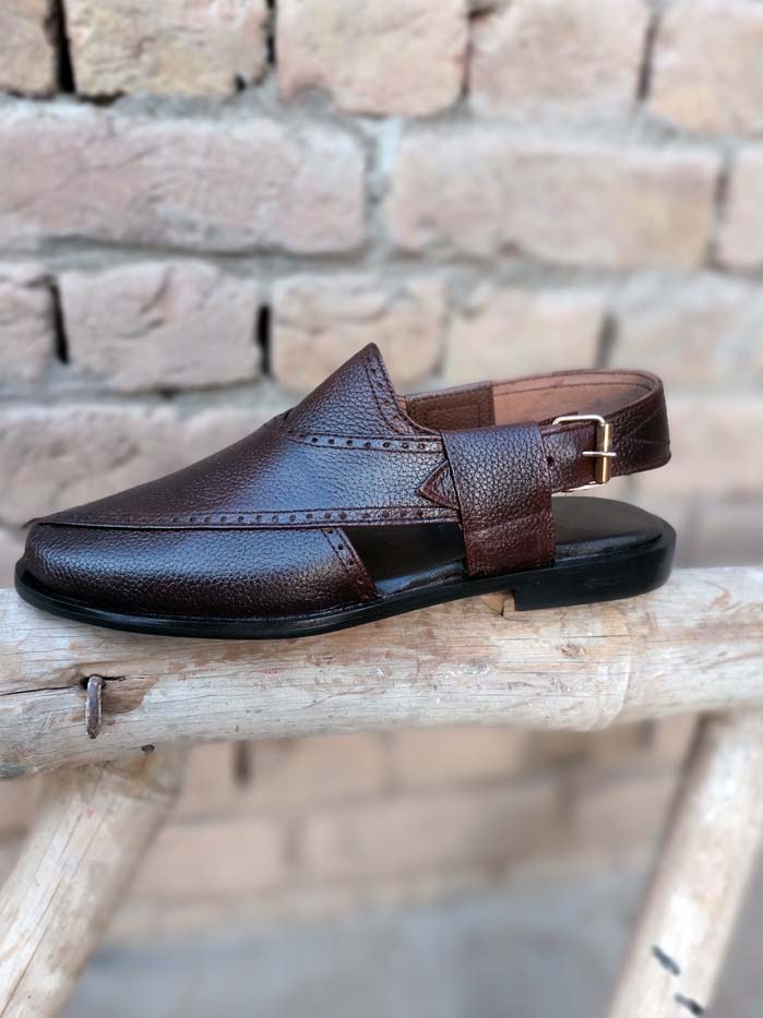 Brown Peshawari Chappal _sku 960