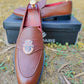 Brown Loafer Rubbur Sole– sp 097