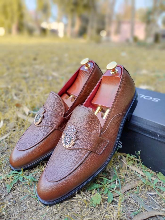 Brown Loafer Rubbur Sole– sp 097