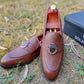 Brown Loafer Rubbur Sole– sp 097