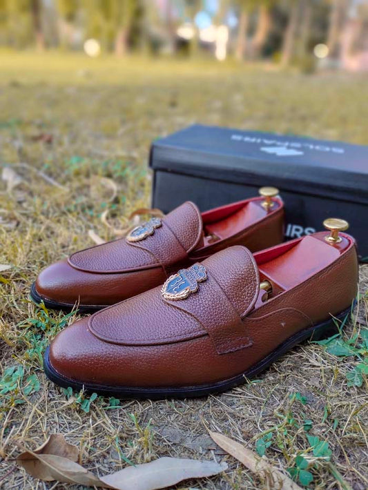 Brown Loafer Rubbur Sole– sp 097