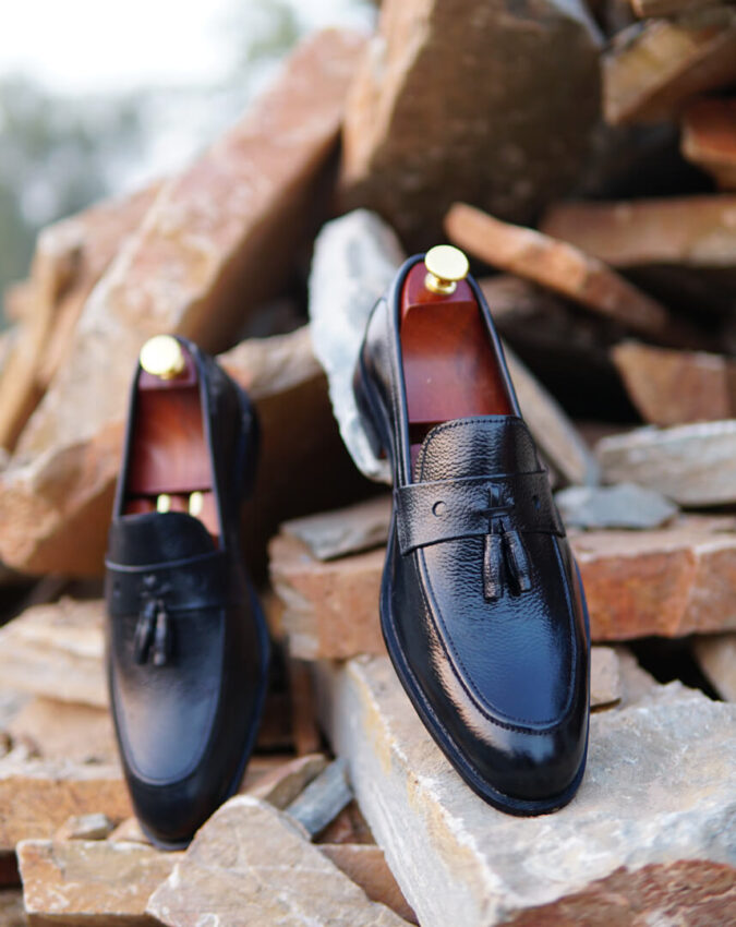 Black Tassel Loafer -Sku 700